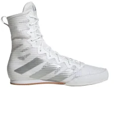 Adidas Box Hog 4 buty bokserskie – biały/srebrny