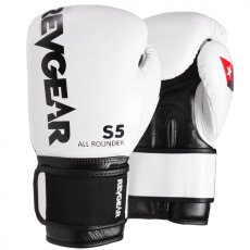 Mănuși de box REVGEAR S5 All Rounder - alb/negru