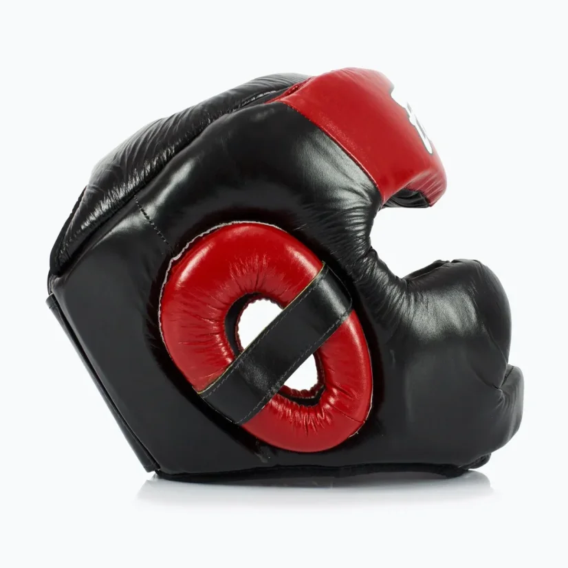 Kask bokserski FAIRTEX Sparring HG13 – czarno/czerwony - Wielkość: M