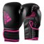 Boxing gloves ADIDAS Hybrid 80 - Pink - Weight of gloves: 10oz