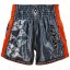 Spodenki do Muay Thai REVGEAR Legends Spirit - szary/pomarańczowy