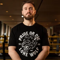Férfi póló PRiDEorDiE Lone Wolf