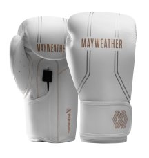 Boxerské rukavice HAYABUSA Mayweather Contender – biela/zlatá