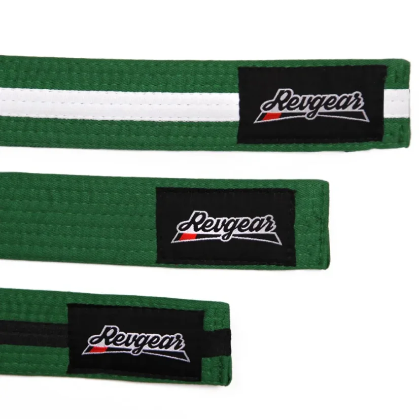 Dziecięcy pas BJJ REVGEAR - Wielkość: M3, Kolor: Szary Solid
