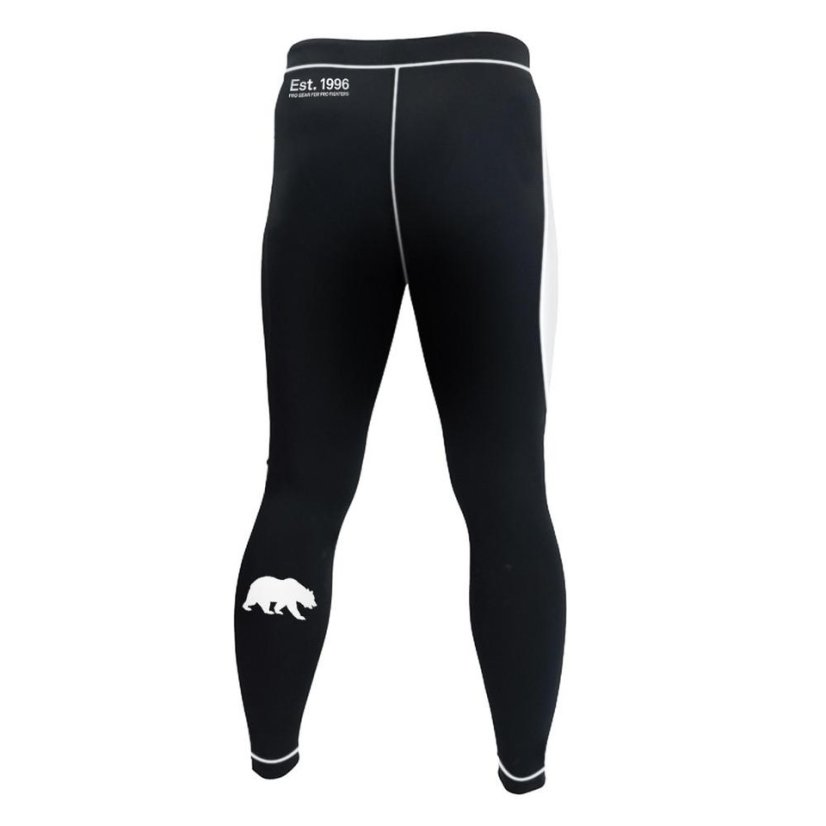 Férfi kompressziós leggings REVGEAR Grizzly – fekete/fehér - Méret: M