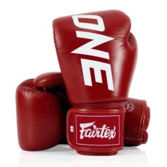 Boxerské rukavice Fairtex BGV1 – ONE – červená