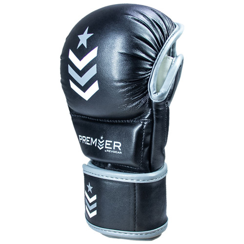 MMA rukavice REVGEAR Premier Deluxe - černá/šedá - Velikost: XL