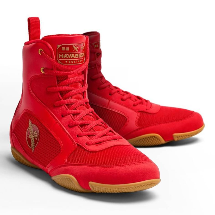 Buty bokserskie Hayabusa Pro - czerwone - Rozmiar buta EU: 43