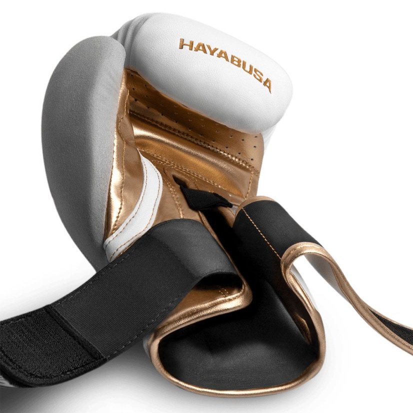 Hayabusa T3 boxkesztyű - fehér/arany