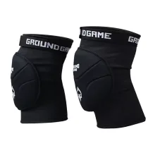 Ochraniacze na kolana BJJ / Grappling Ground Game Logo – czarne