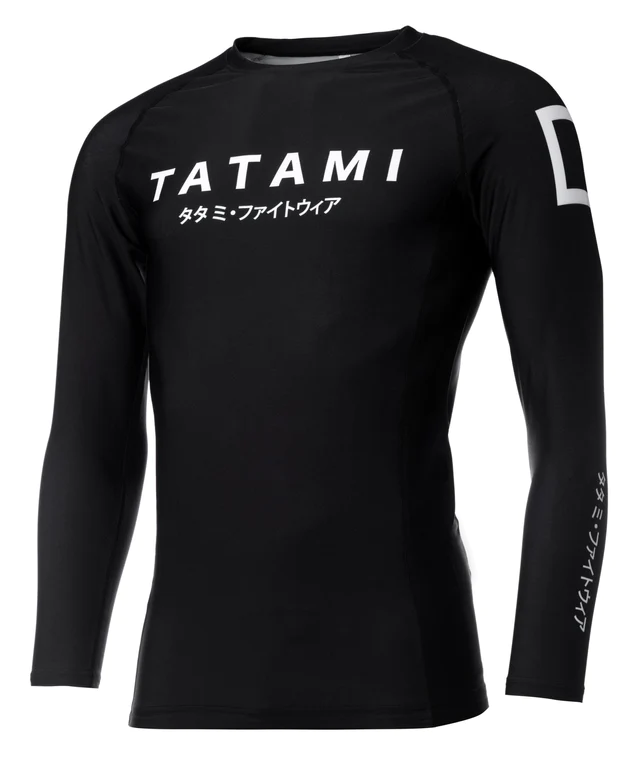 Rashguard TATAMI Katakana - negru