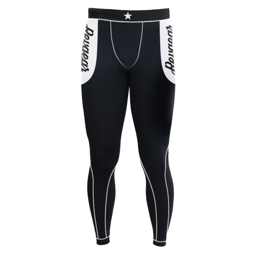 Férfi kompressziós leggings REVGEAR Grizzly – fekete/fehér - Méret: M