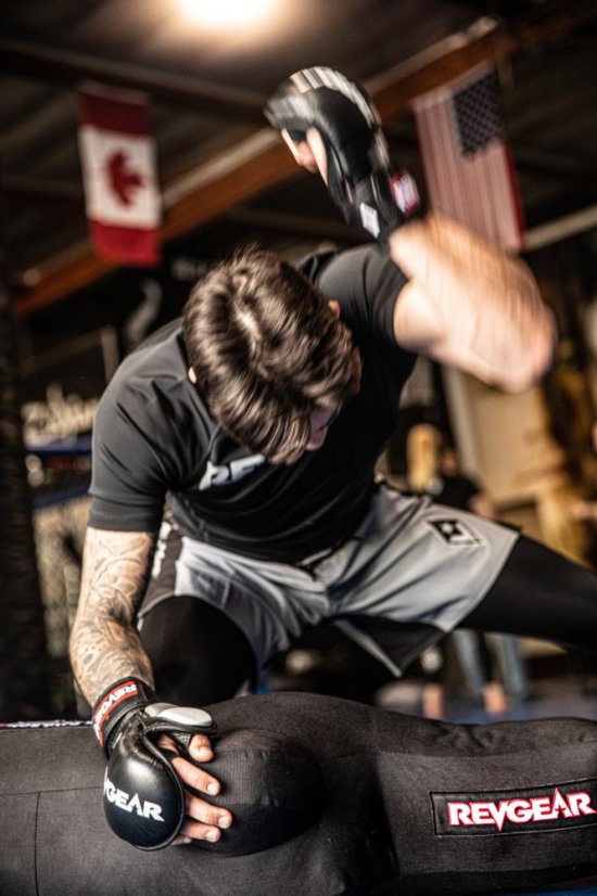 Revgear Stealth Hybrid MMA šortky – navy/černá