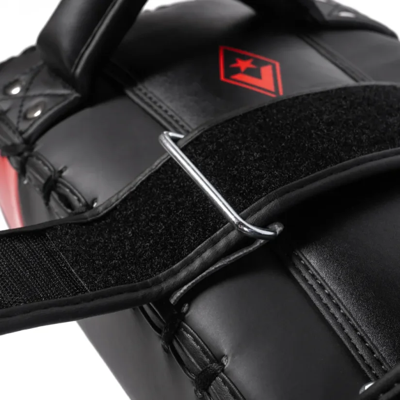 Muay Thai Lapy REVGEAR Pinnacle - čierna/červená
