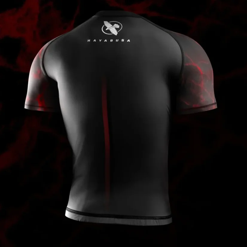 Hayabusa UFC BJJ Rashguard kurzarm – Rot