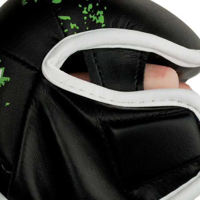Detské MMA rukavice REVGEAR Deluxe Youth Series - zelená - Veľkosť: Youth M