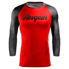 Revgear Grizzly Jiu-Jitsu Rashguard LS – piros