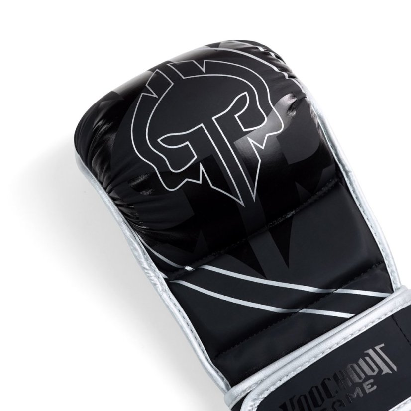 Ground Game Logo 3.0 MMA Sparring Gloves – Black