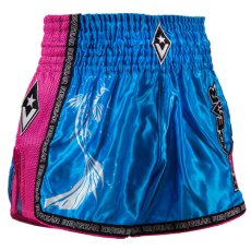 Muay Thai Pantaloni scurți REVGEAR Legends Koi - albastru/roz