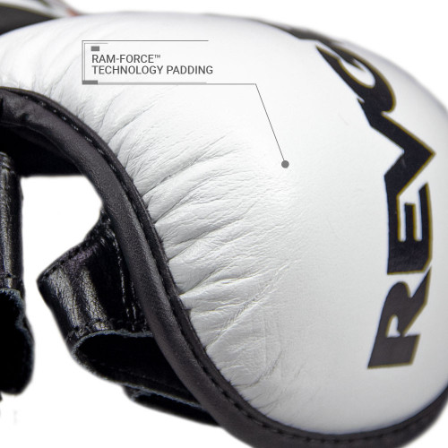 Mănuși de antrenament și sparring MMA REVGEAR Pro Series MS1 - albe - Mărime: 2XL