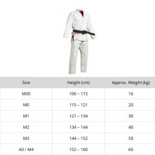 REVGEAR Zuma BJJ Gi für Kinder mit Gürtel – Weiß