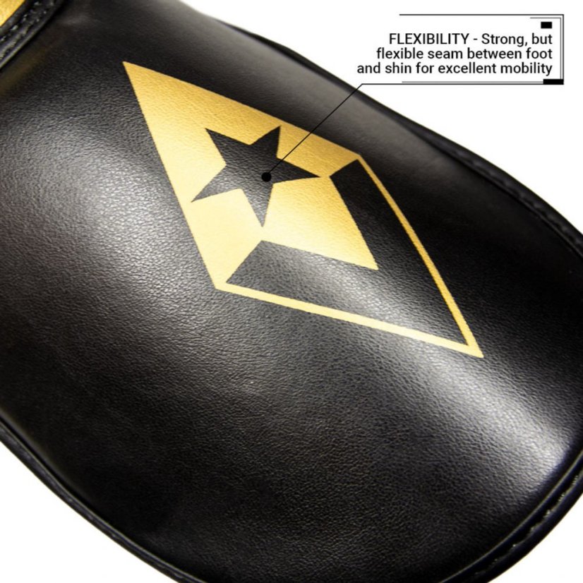 Chrániče holení REVGEAR Pinnacle P4 - Čierna/Zlatá - Veľkosť: XL