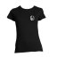 Dámske tričko Senteso Imperial Black - Veľkosť: 2XL