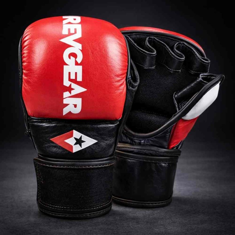 MMA training and sparring gloves REVGEAR Pro Series MS1 - red