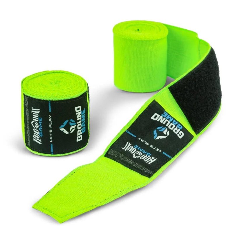 Ground Game Neon boxerské bandáže 4 m
