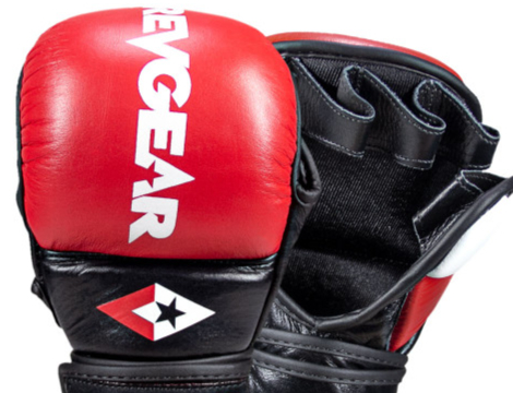 Mănuși de antrenament și sparring MMA REVGEAR Pro Series MS1 - roșii - Mărime: S
