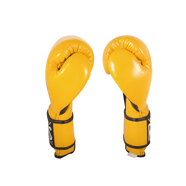 Boxerské rukavice Cleto Reyes Velcro Training - žltá