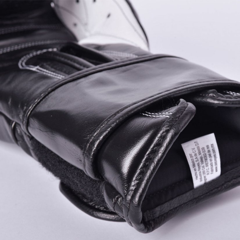 Mănuși de box Cleto Reyes Velcro Training - negre - Greutatea mănușilor în Oz: 16oz