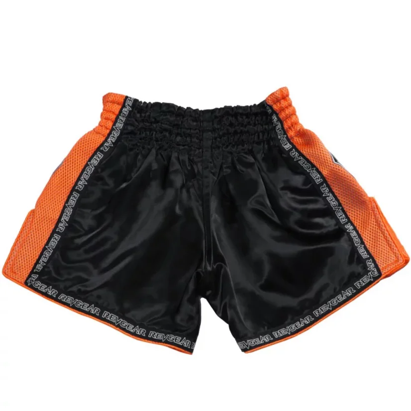 Detské Muay Thai šortky REVGEAR Ranked - oranžová - Veľkosť: Youth L