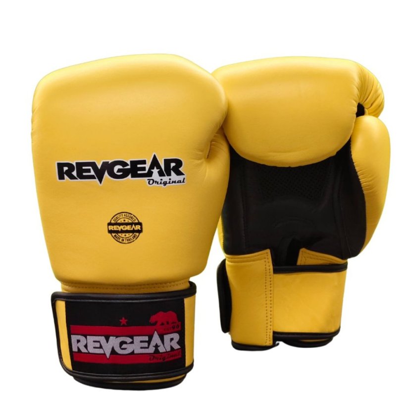 RevGear Original Thai boxkesztyűk – sárga - Kesztyű súlya w Oz: 16oz