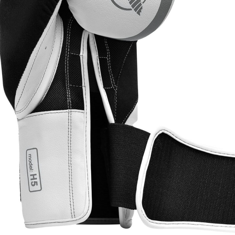 Boxing gloves HAYABUSA H5 - white/grey - Weight of gloves: S/12oz