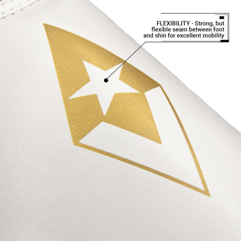 REVGEAR Pinnacle P4 Lábszárvédők - fehér/arany