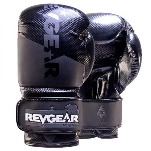 Boxerské rukavice REVGEAR Pinnacle - černá/šedá - Váha rukavic v Oz: 14oz