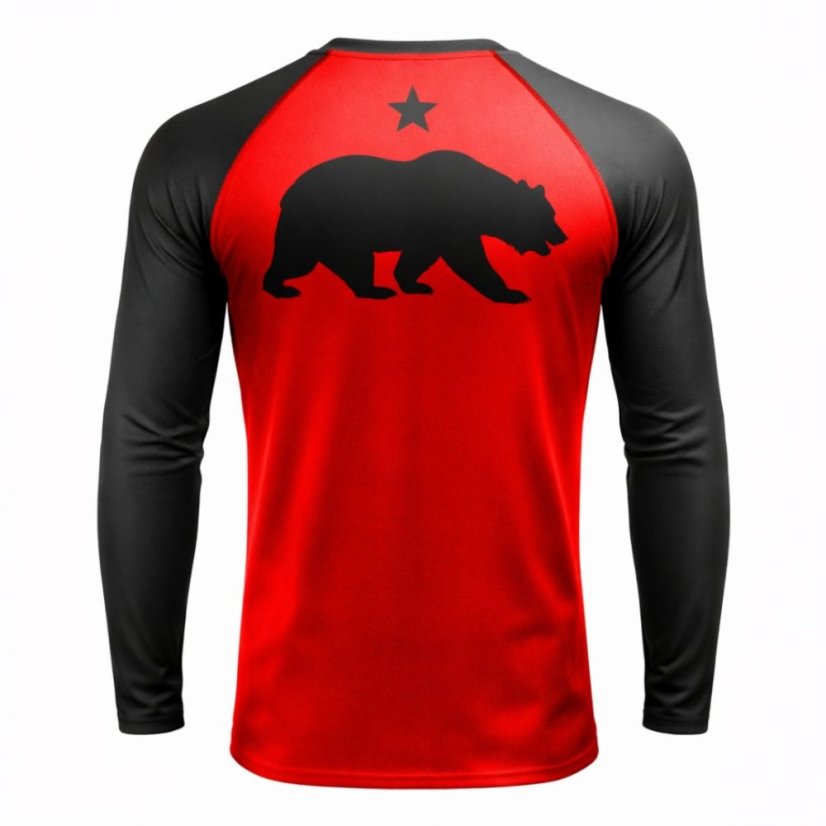 Revgear Grizzly Jiu-Jitsu Rashguard LS – roșie - Mărime: S
