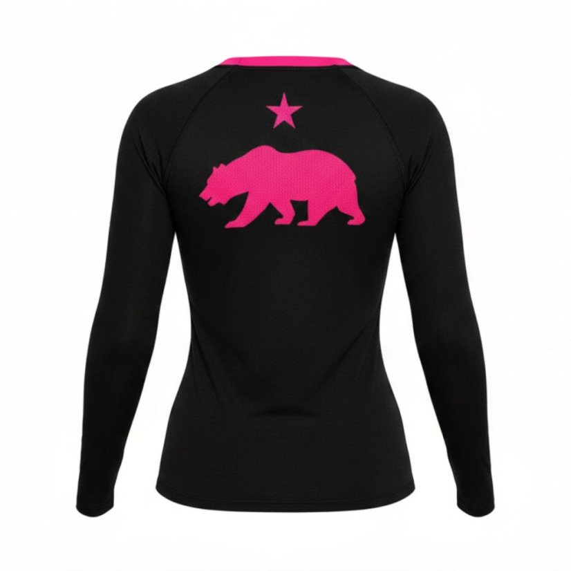 Grizzly Rashguard REVGEAR LS pentru femei – roz - Mărime: S