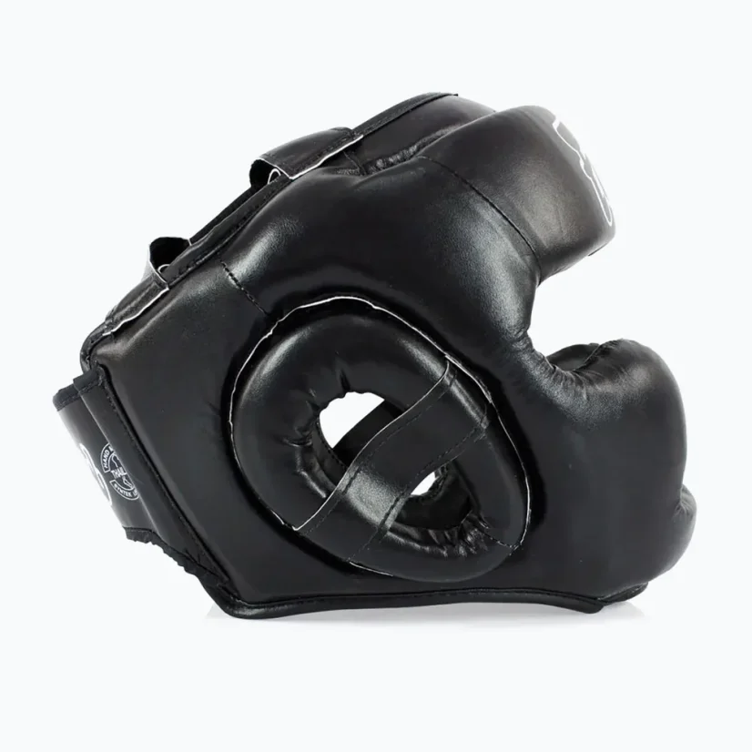 Fairtex HGK15 dziecięcy kask bokserski do Muay Thai – czarny - Wielkość: 8-10Y