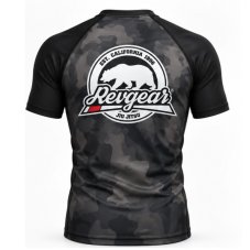 Revgear Grizzly Jiu-Jitsu Rashguard SS – fekete terepmintás