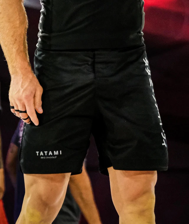 Grappling šortky TATAMI Katakana - černá - Velikost: 2XL