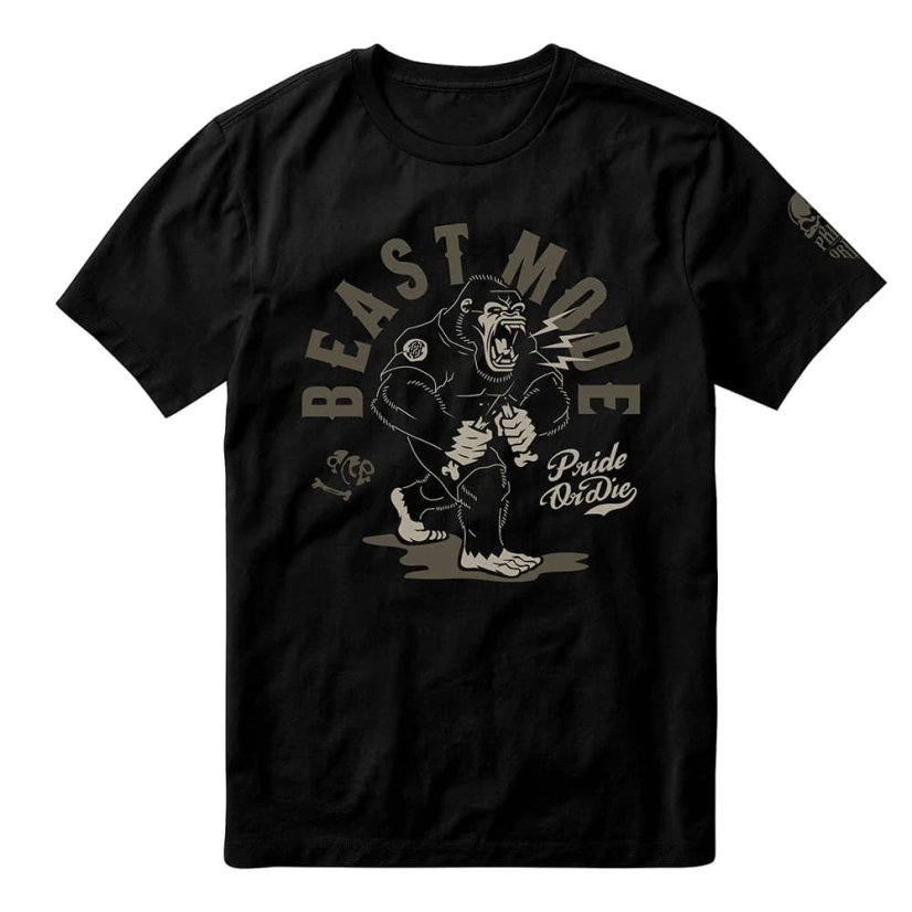 Férfi póló PRiDEorDiE Beast Mode - Méret: 3XL