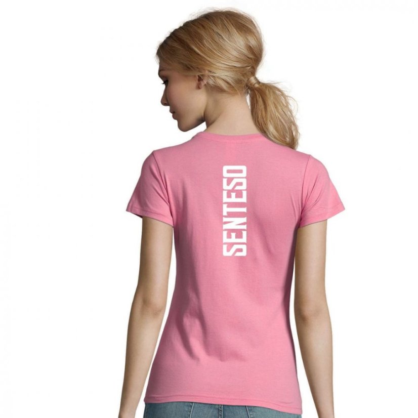 Tricou pentru femei Senteso Imperial Pink - Mărime: M