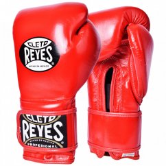 Boxerské rukavice Cleto Reyes Velcro Training - červená