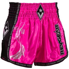 Muay Thai šortky REVGEAR Legends Koi - růžová/černá