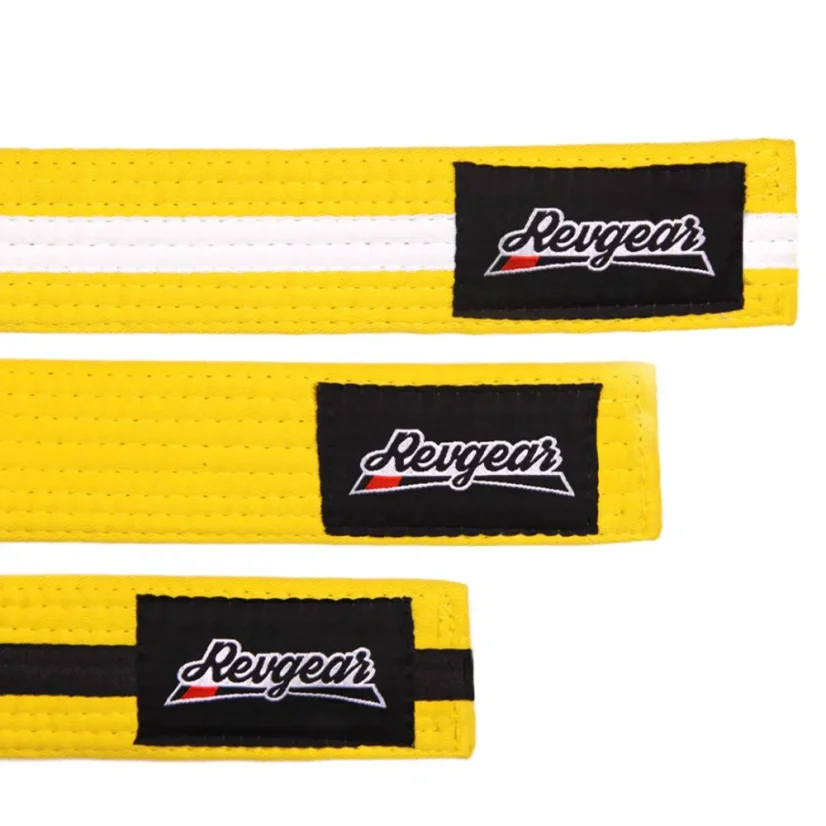 Dziecięcy pas BJJ REVGEAR - Wielkość: M3, Kolor: Szary Solid