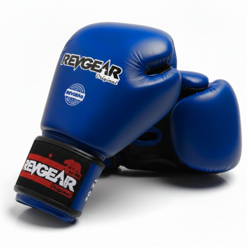 RevGear Original Thai Boxing Gloves – Blue - Weight of gloves: 16oz
