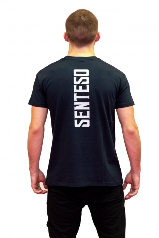 Men's T-shirt Senteso - Size: S, Color: Black