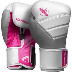 Boxerské rukavice Hayabusa T3 - bílá/růžová